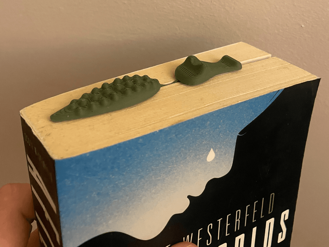 Marcador de livros Crocodilo